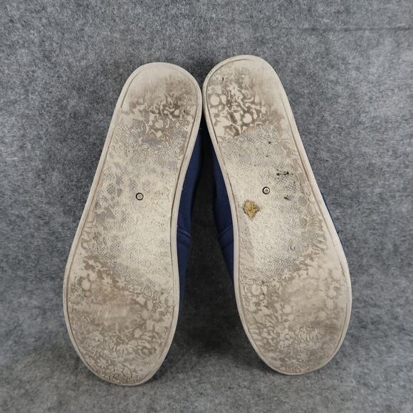 Bahama Bay Shoes Womens 9 Casual Slip On Loafer Flats Blue Canvas Trainers - Picture 9 of 12